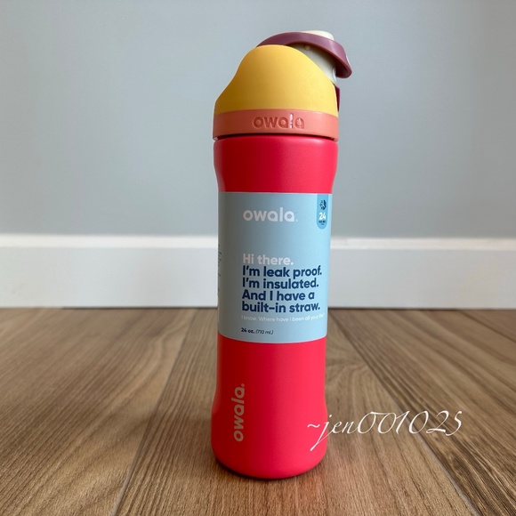 Owala FreeSip 24oz Stainless Steel Water Bottle Heatwave - Picture 1 of 8